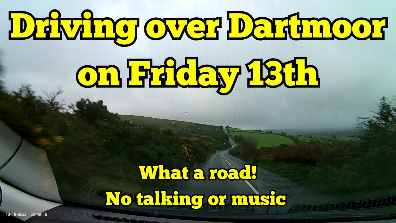 Driving across Dartmoor on Friday 13th October 2023