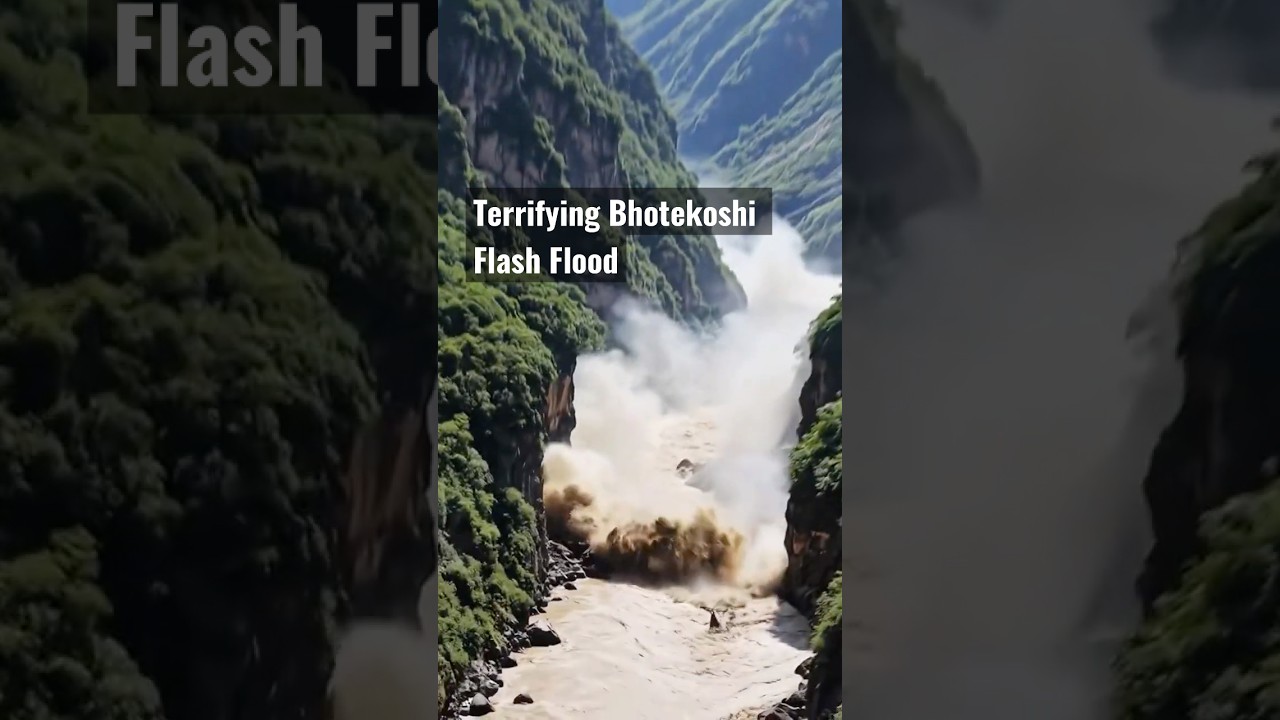 This Is How the Bhotekoshi Flood Came | Nepal 🇳🇵