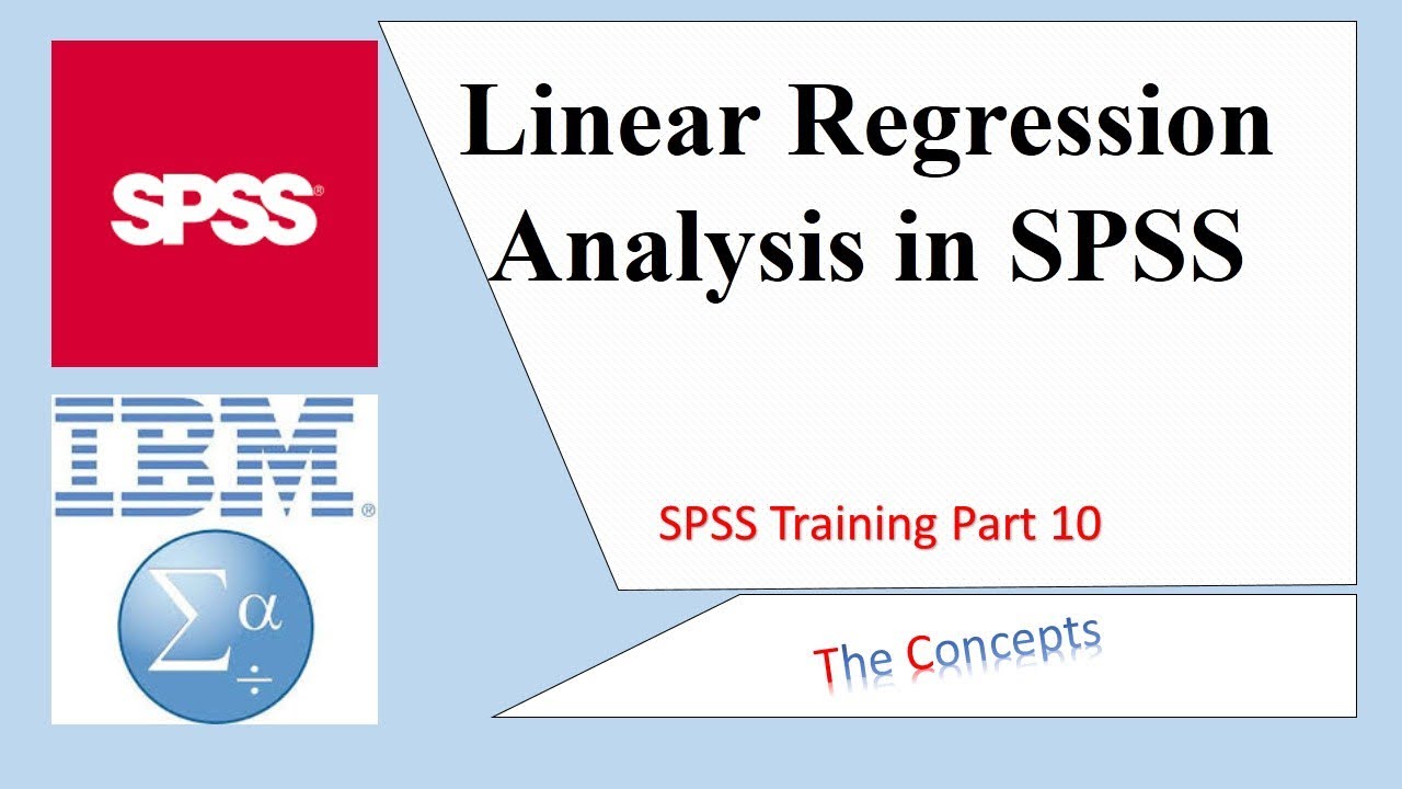 Линейный регрессионный анализ в SPSS, Как запустить регрессию в SPSS (Урок 9)