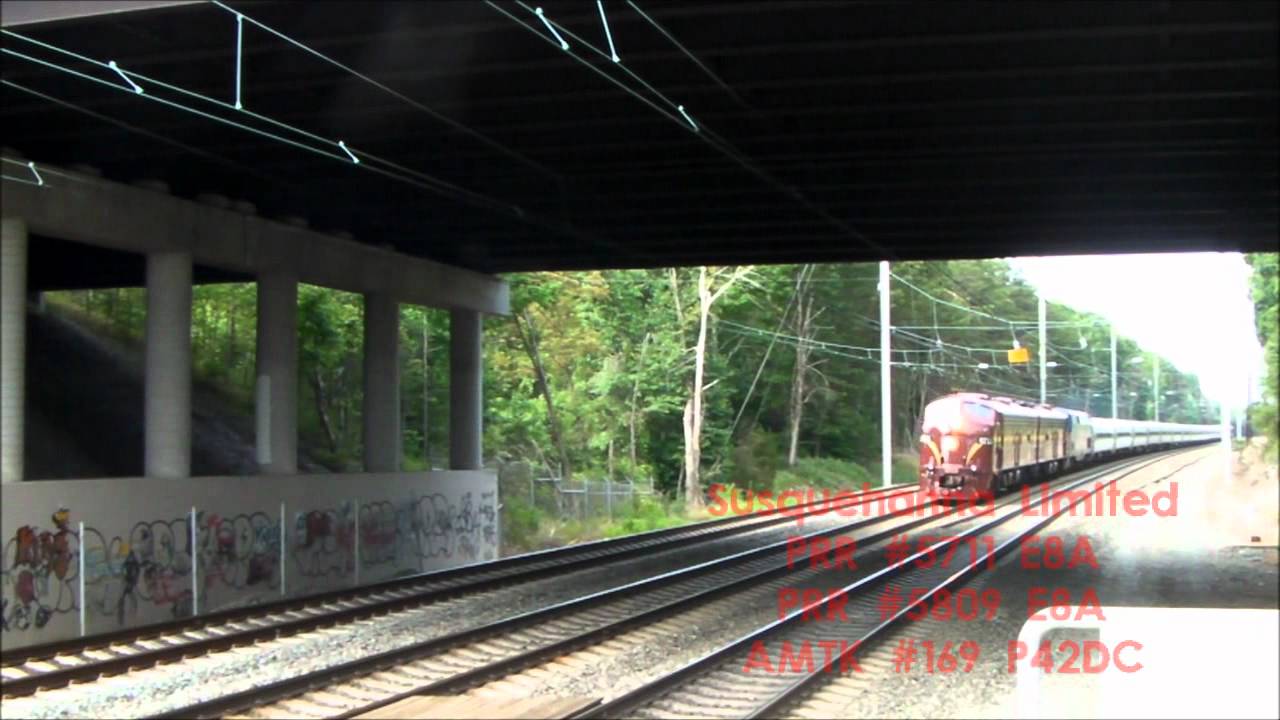 RARE! Susquehanna Limited PRR E8's on the Corridor