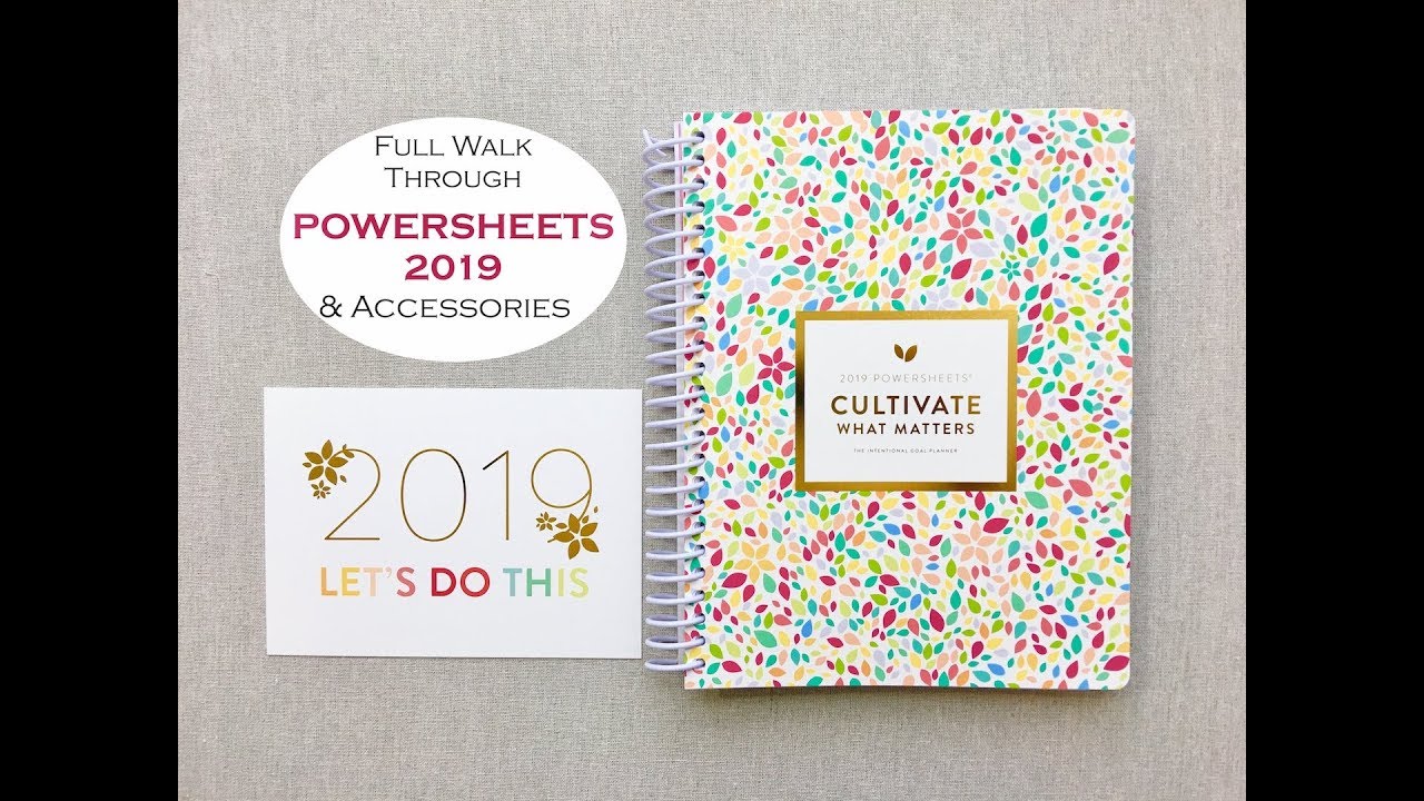 POWERSHEETS 2019!  Full walk through & Accessories!