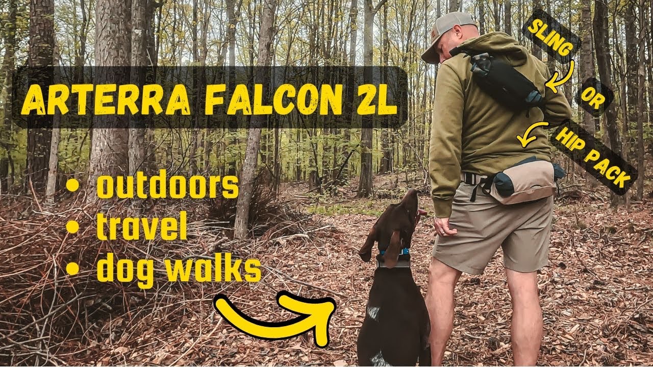 NEW Arterra FALCON 2L Hip Pack/Sling // GET OUTSIDE and WALK the DOG!!