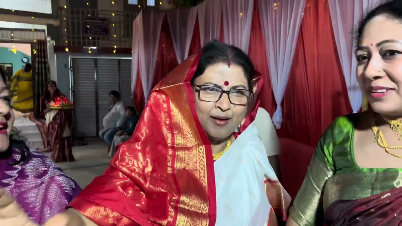 মামাতো ভাই এর বিয়ের তৃতীয় পর্ব বাঁশিবিয়ে ও বধূ বরন ॥