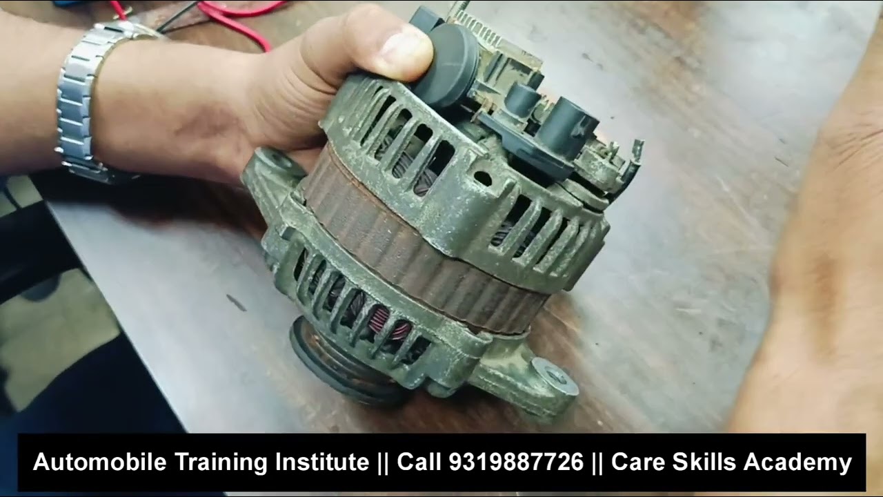 Topic: How to work Alternator in Car ||  Automobile Training Institute