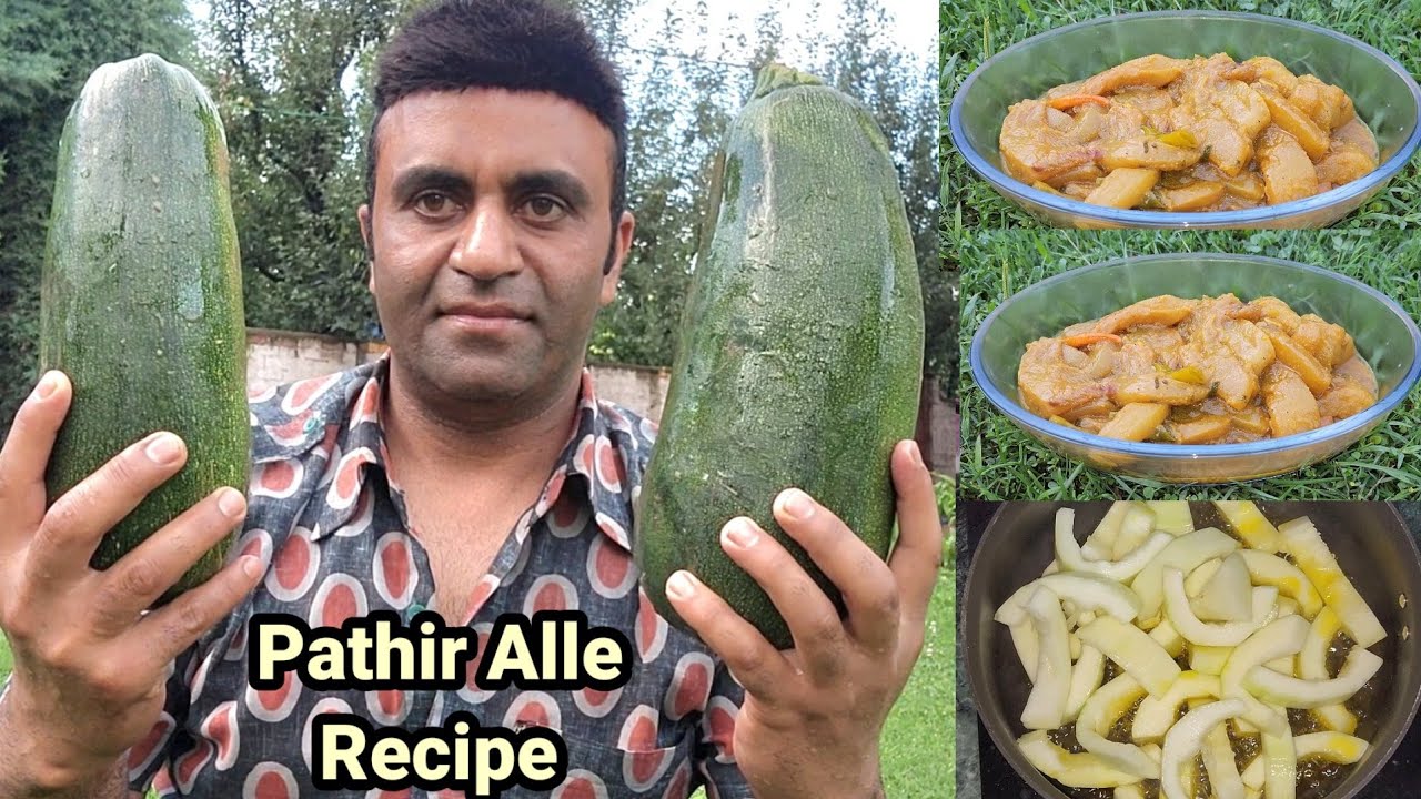 Pathir Alle Syuen | Zucchini Gourd Recipe | Kadoo Ki Sabzi