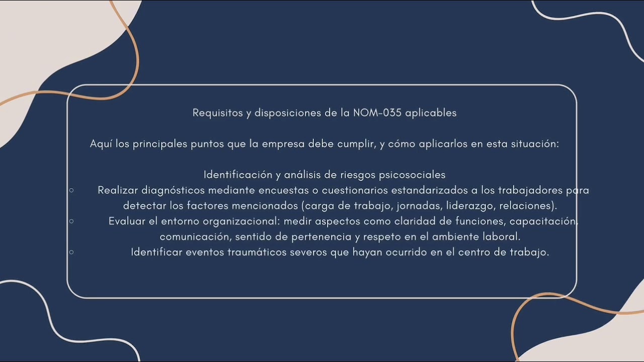 2.2 - Evidencia 2. Video en el que muestre la correcta aplicación de la norma 035 