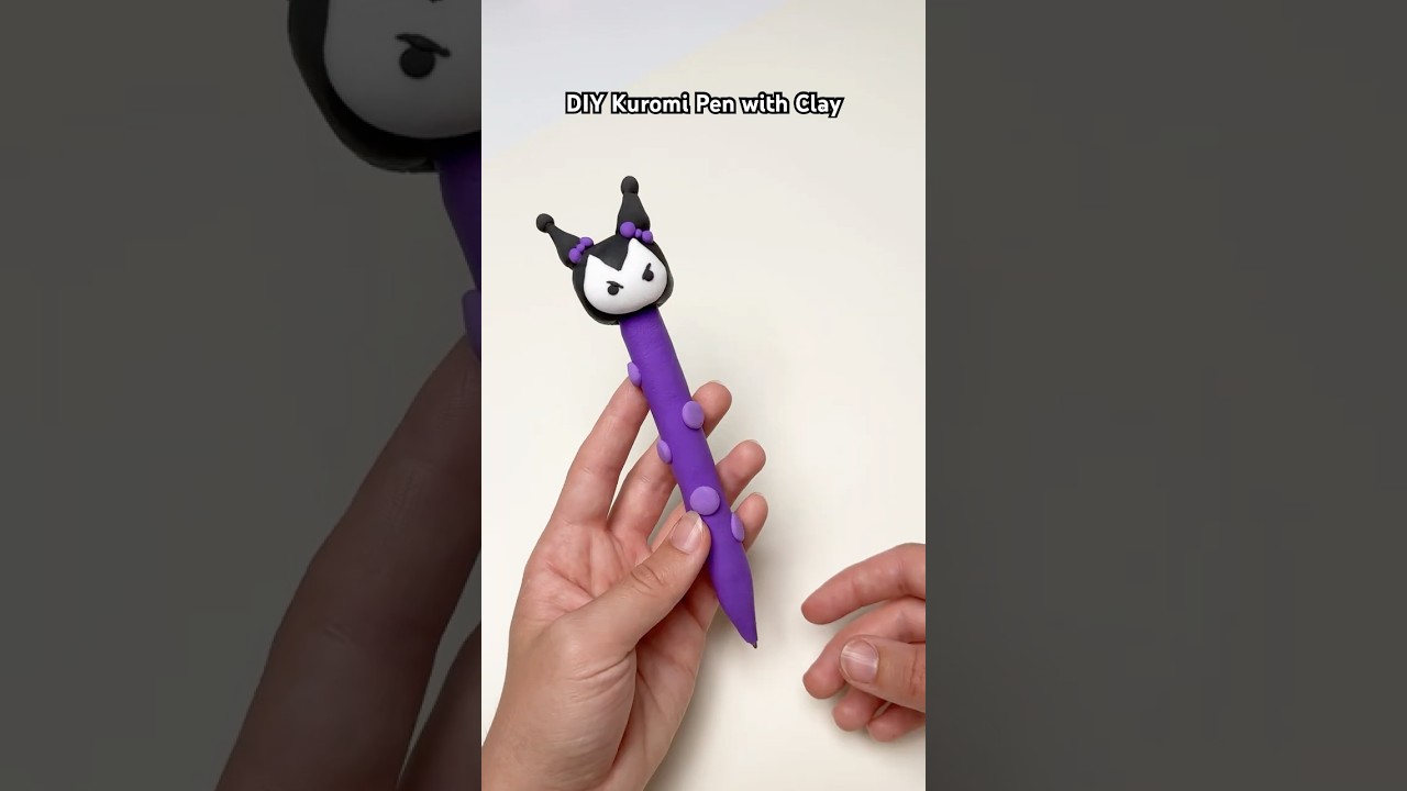 DIY Kuromi CUTE Clay pen