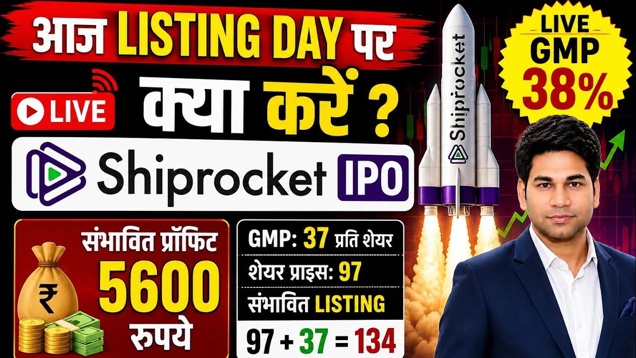 Shiprocket IPO listing strategy / Shiprocket listing strategy /IPO listing today/Shi procket ipo 