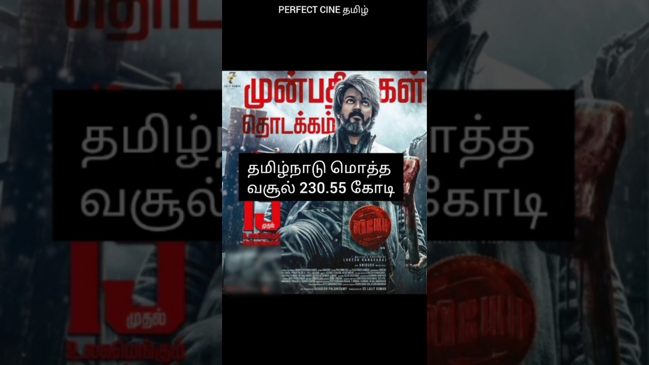 #Leo Total Box Office Collection🎬 #shorts#ytshorts#boxoffice#vijay#2024#tamil#movie#viral#2025