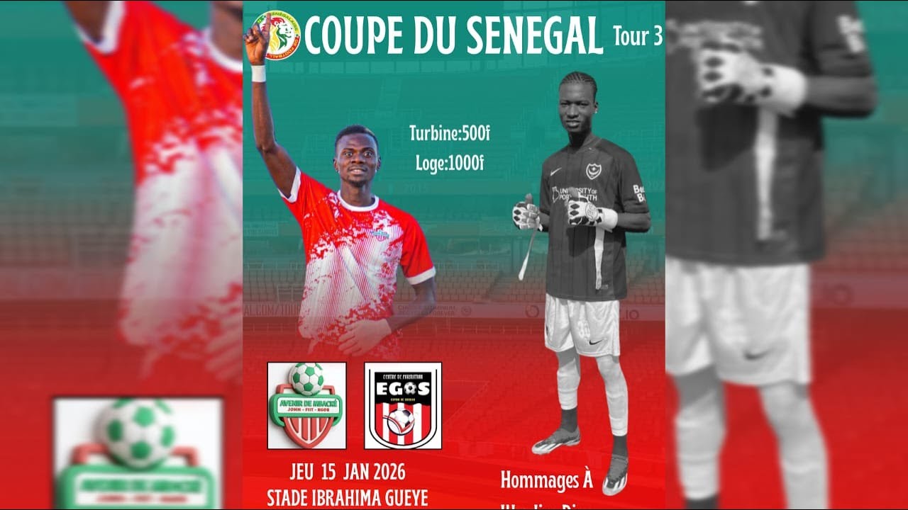 🛑EN DIRECT STADE IBA GUEUYE DE MBACKÉ COUPE DU SENEGAL AVENIR DE MBACKÉ VS SPOIRE DE GOSSASE