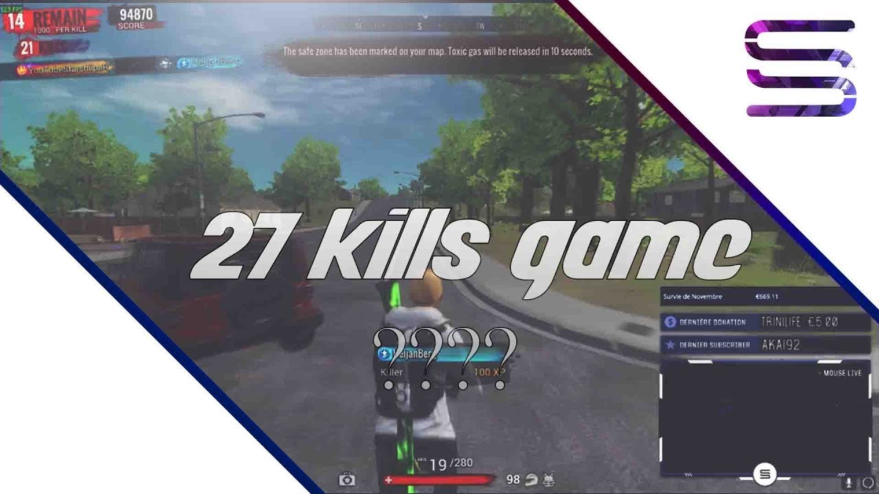 H1Z1 | 27 KILLS GAME ? | HIGHLIGHTS