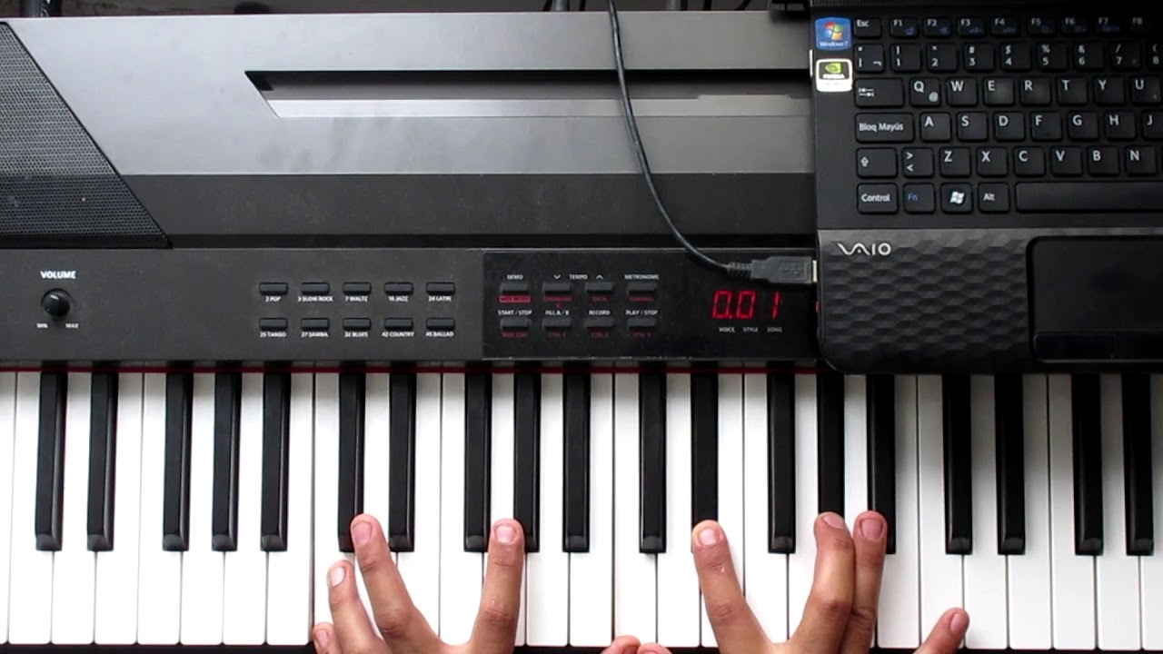 Ricardo montaner dejame llorar piano tutorial