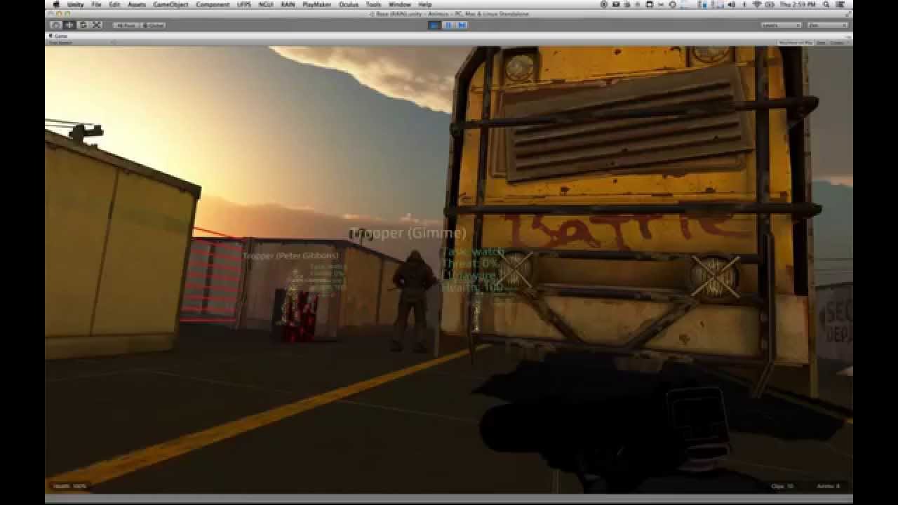 Cover-Based Shooter level showcase