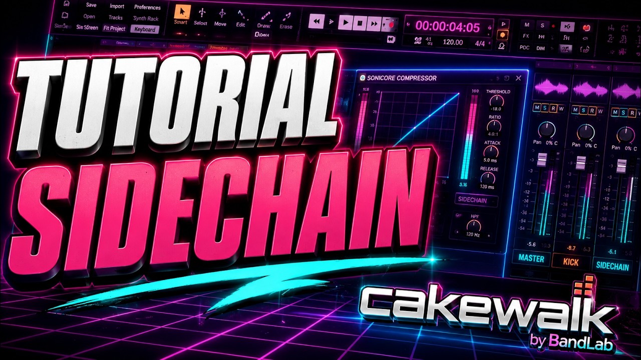 Como usar Sidechain no Cakewalk