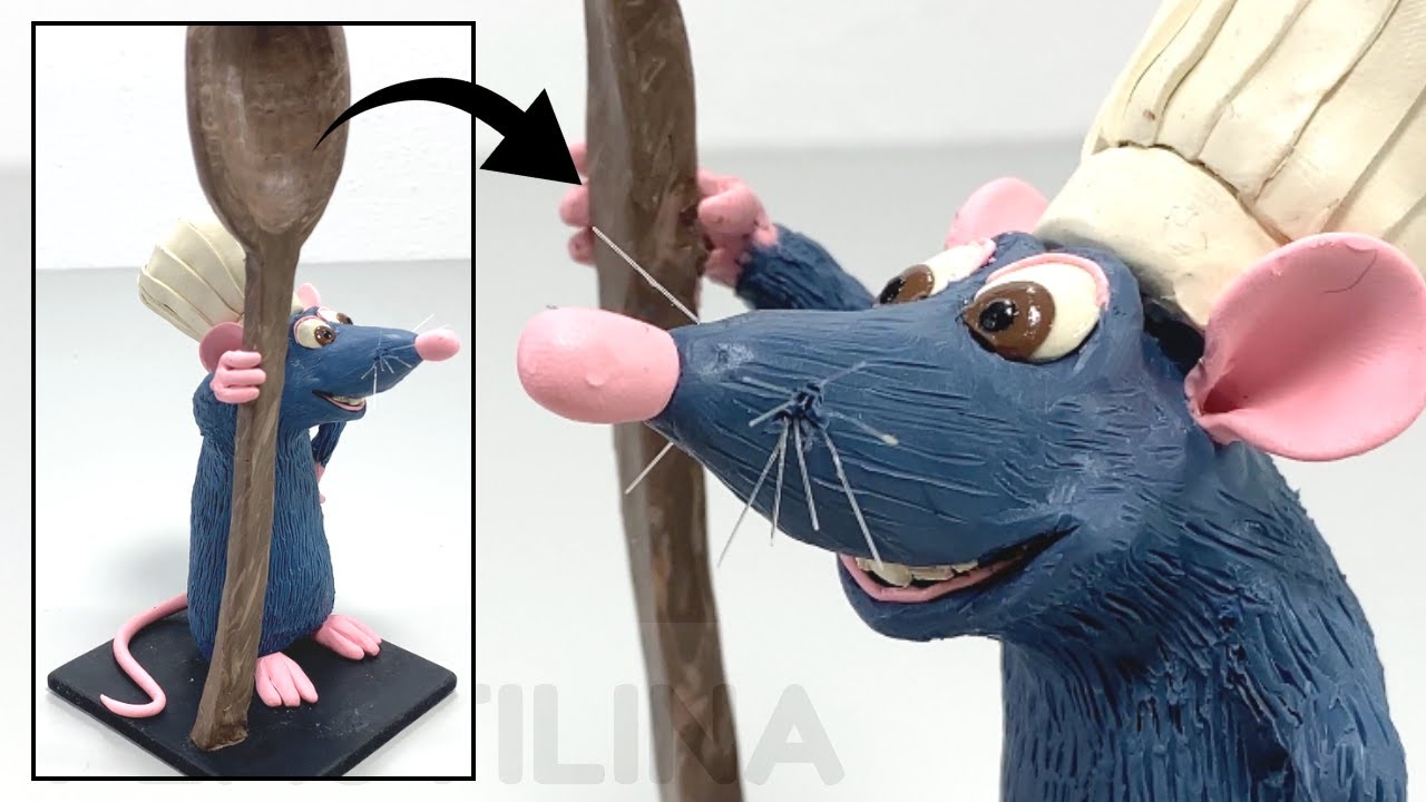 Como hacer a REMY (RATATOUILLE) de Plastilina paso a paso - Mi mundo de Plastilina