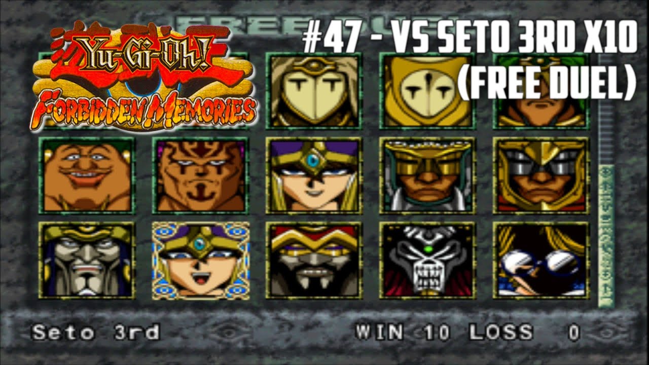 Yu-Gi-Oh! Forbidden Memories #47 - VS Seto 3rd X10 (Free Duel)