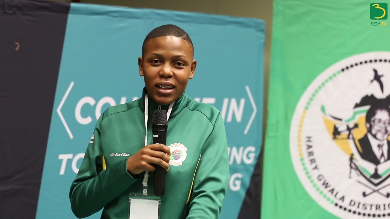 Phiwokuhle Mnguni Sharing Her Story At The Harry Gwala District Meeting #countmein
