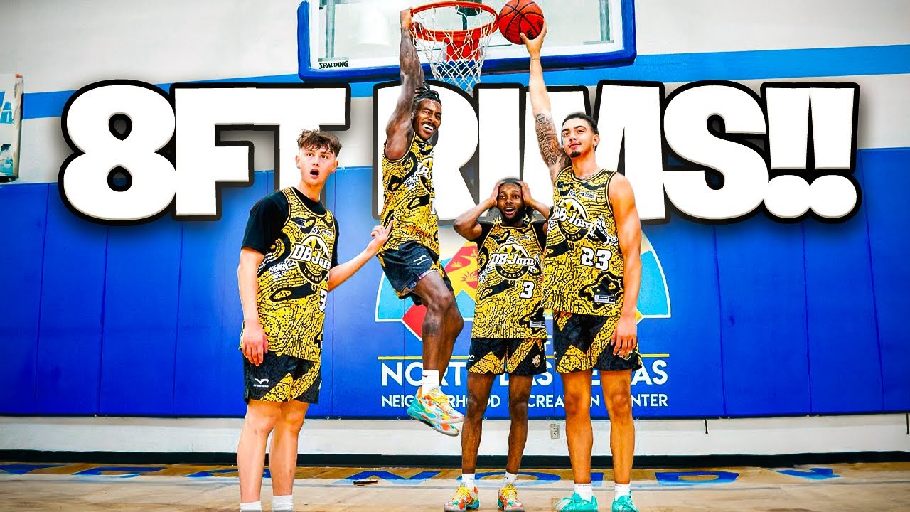 YPK RAYE DOMINATES 8FT RIM BASKETBALL LEAGUE!!!!