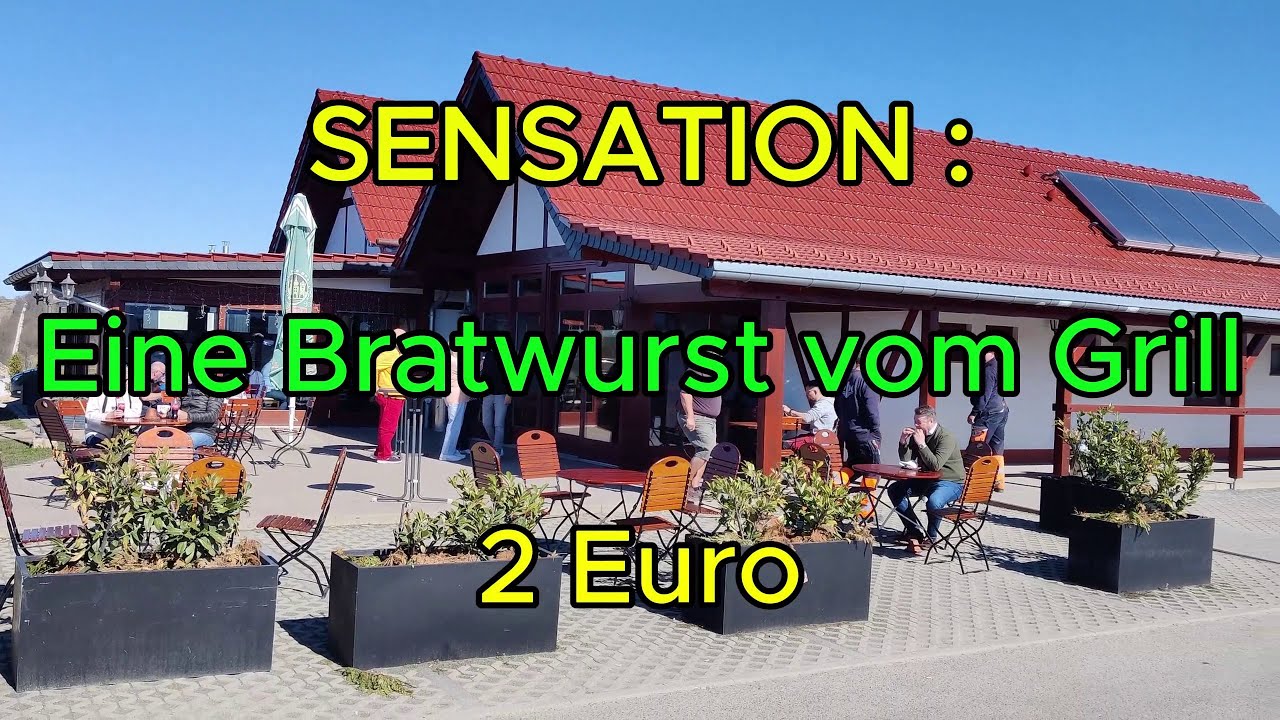 SENSATION - Eine Bratwurst vom Grill , 2 Euro