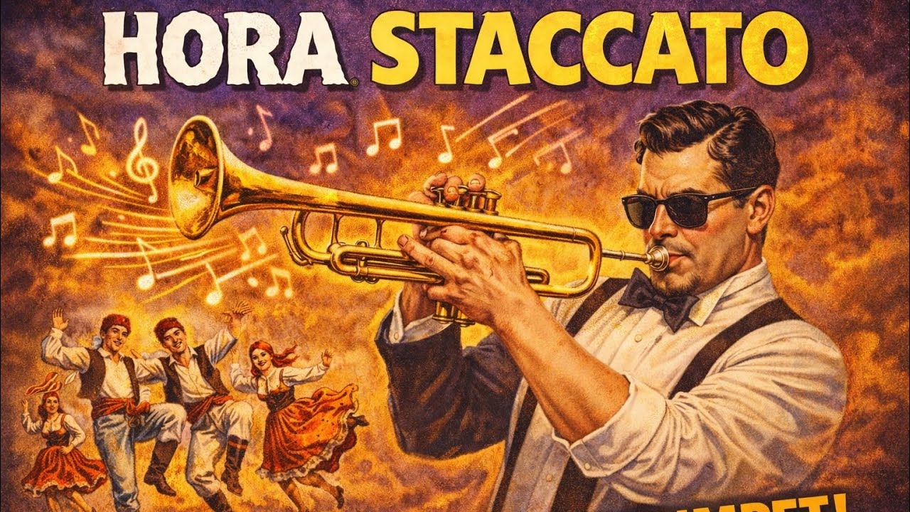 Trumpet Solo: Hora Staccato – Trumpet Play Along | Fast Articulation Practice 🎺