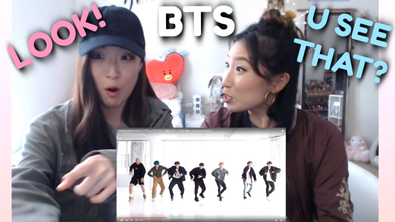 BTS  DANCE PRACTICE  'Boy With Luv' SISTERS REACTION | + iHeartRadio Interview
