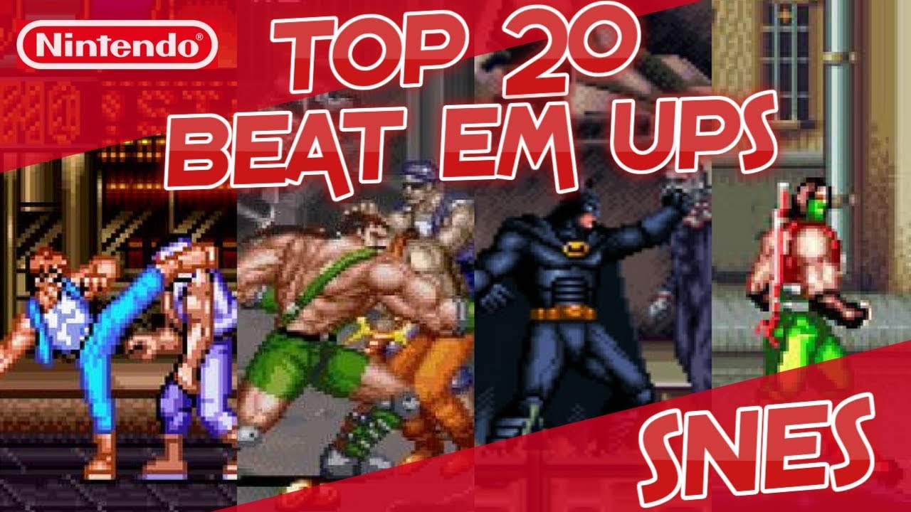 TOP / BEST 20 SUPER NINTENDO / SNES  BEAT EM UP GAMES
