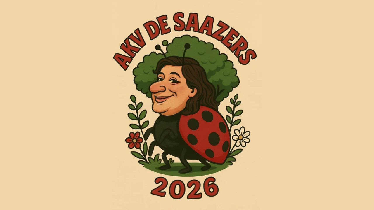 AKV De Saazers ‘26 stippelken stippelken oon de wand, wie ester’t groensjte bizjeke van’t Ajoineland