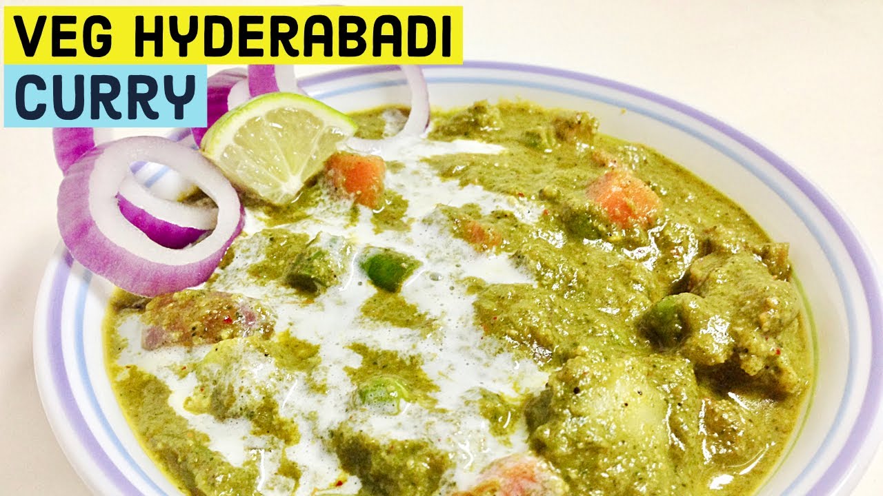 Hotel Style Veg Hyderabadi Curry | Vegetable Gravy