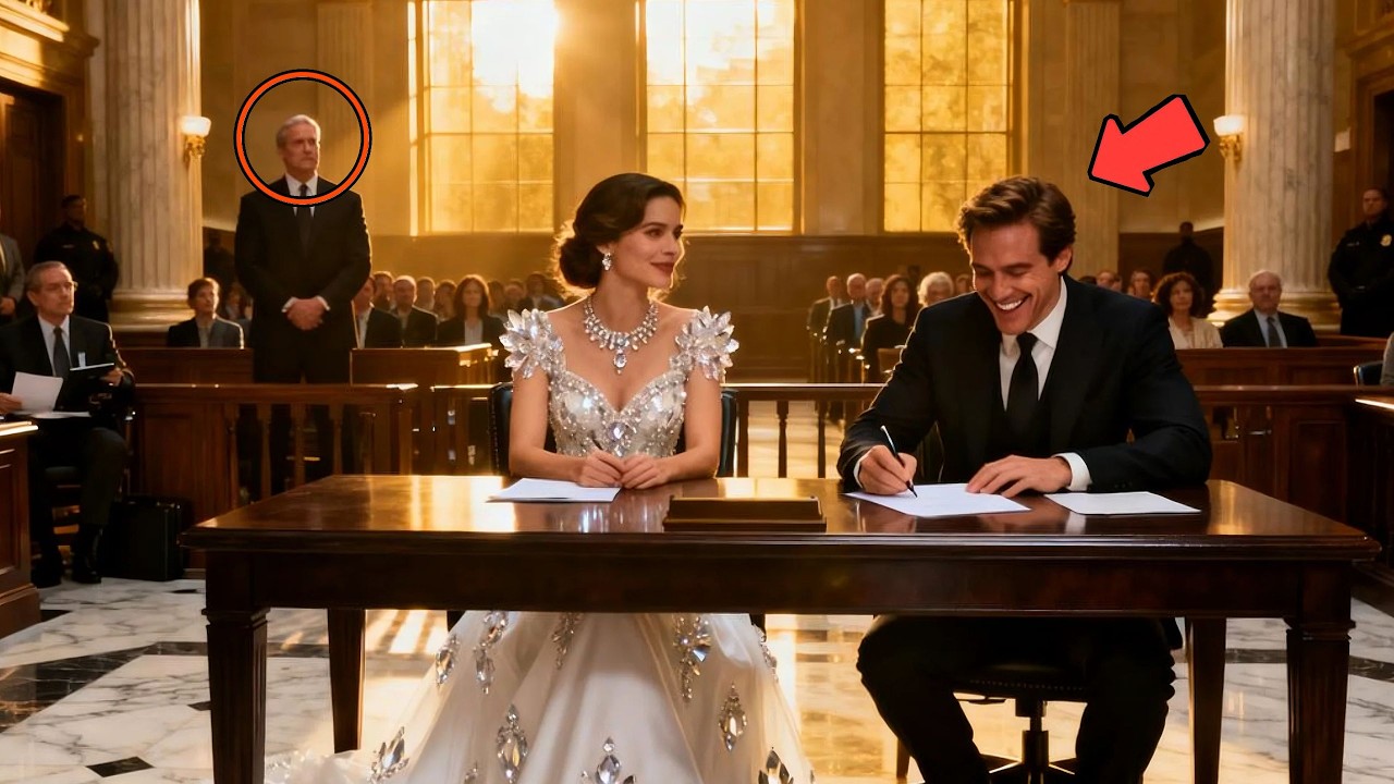 He Signed The Divorce Laughing—Until Her Billionaire Father Stepped Out To Claim His Heiress