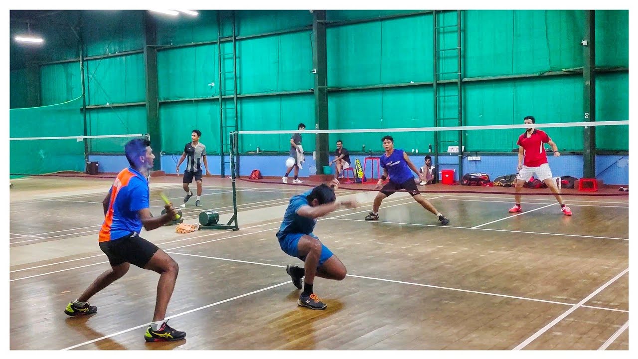BENNET ANTONY PRACTICE MATCH WITH NEW PARTNER AGAINST SHYAMPRASAD AND ADHIN