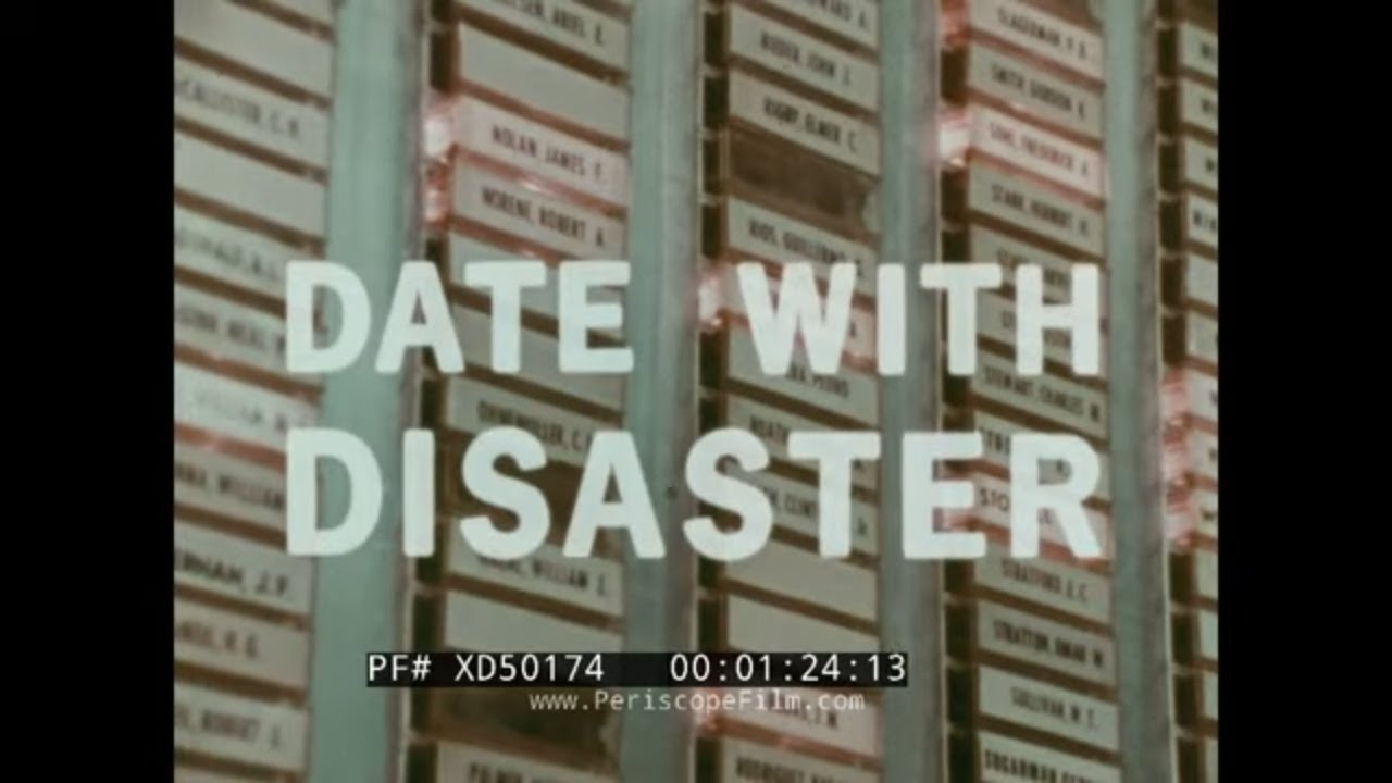 “DATE WITH DISASTER” 1971 SYLMAR EARTHQUAKE   LOS ANGELES DISASTER PREPAREDNESS FILM  XD50174