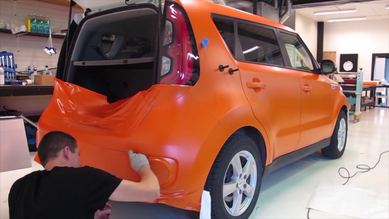 X2S Kia Soul Car Wrapping Time Lapse