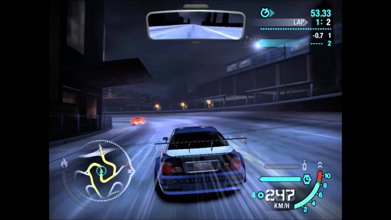 Nfs Carbon - Bmw M3 GTR vs Dodge Challenger 10 Seconds Advance  [HD]