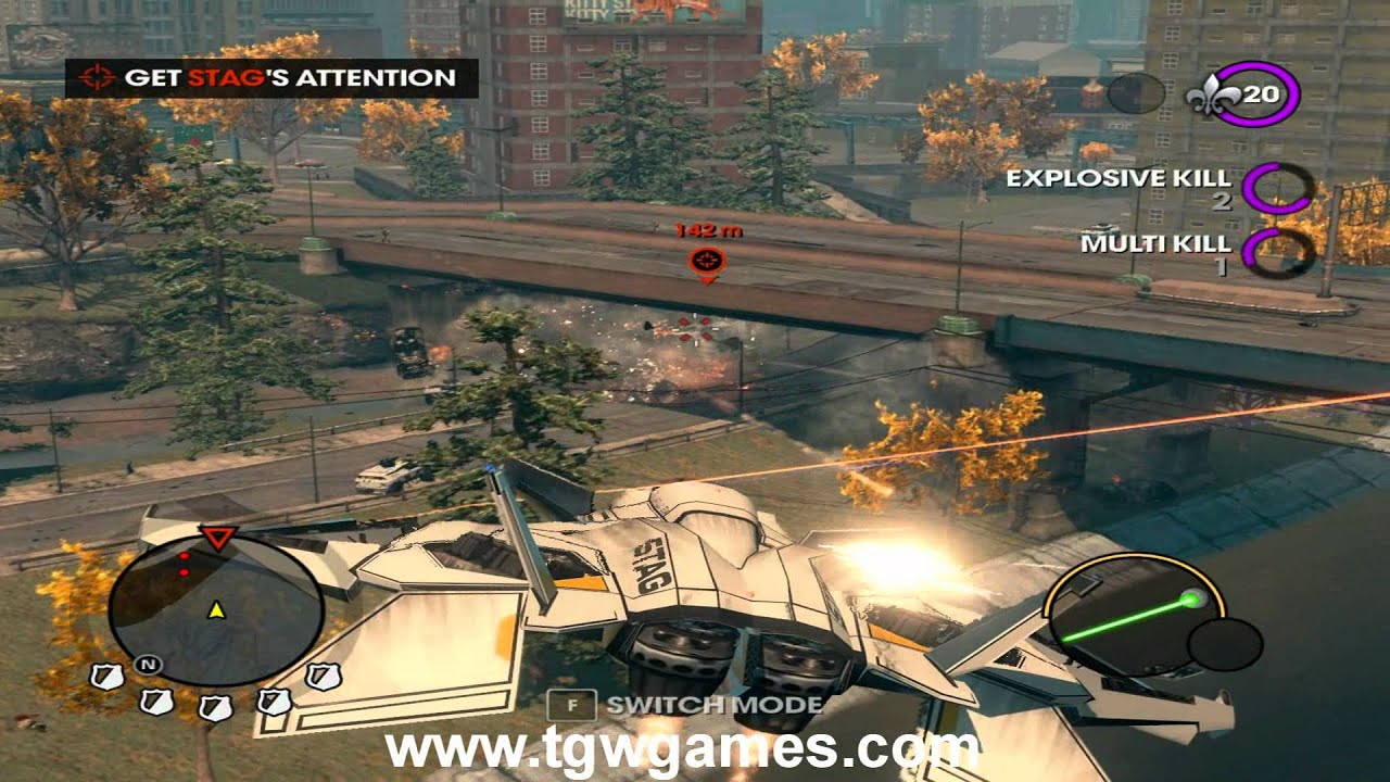 Saints Row 3 Walkthrough - Convoy Decoy