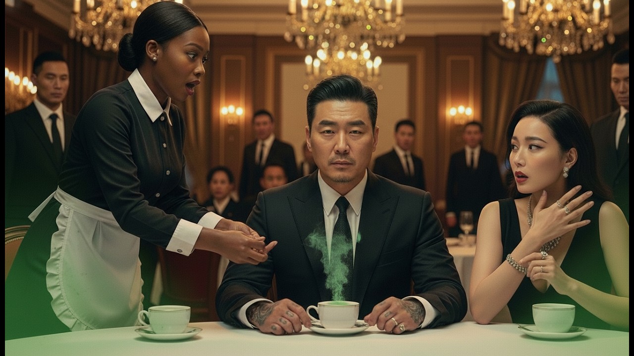 A Black Maid Swapped the Coffee and Exposed the Fiancée Poisoning a Korean Mafia Boss