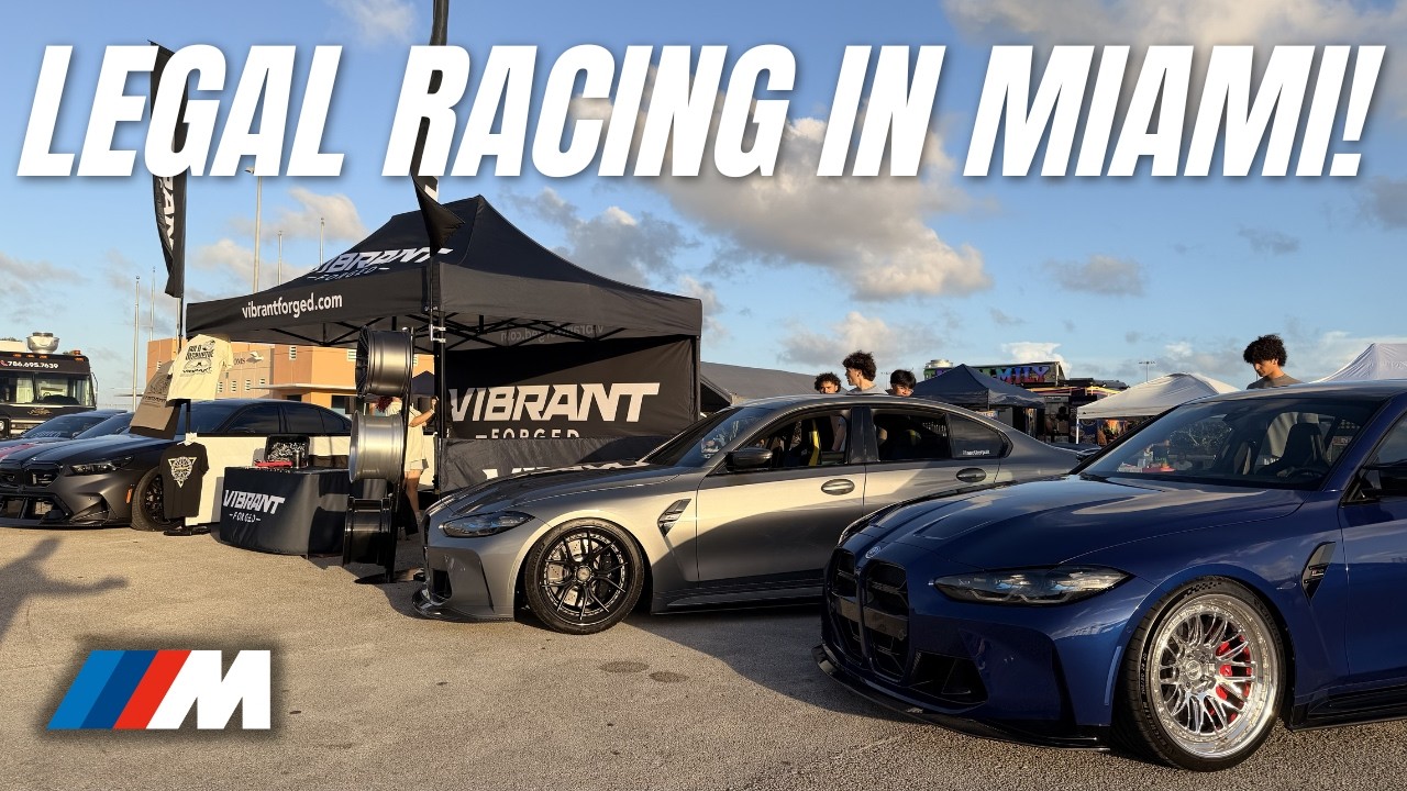 Выехали на нашем BMW MS на легальные соревнования по автогонкам в Майами 🔥