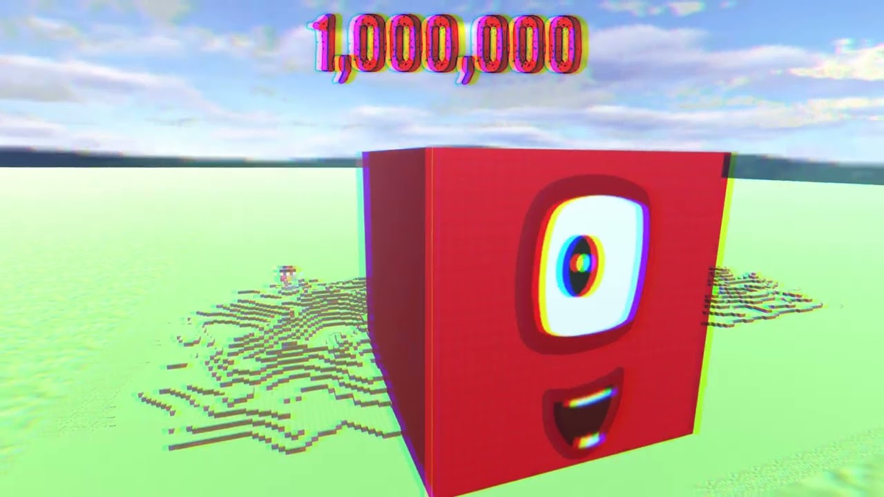 NUMBERBLOCKS FROM ONE TO TRILLION - IN MINECRAFT
