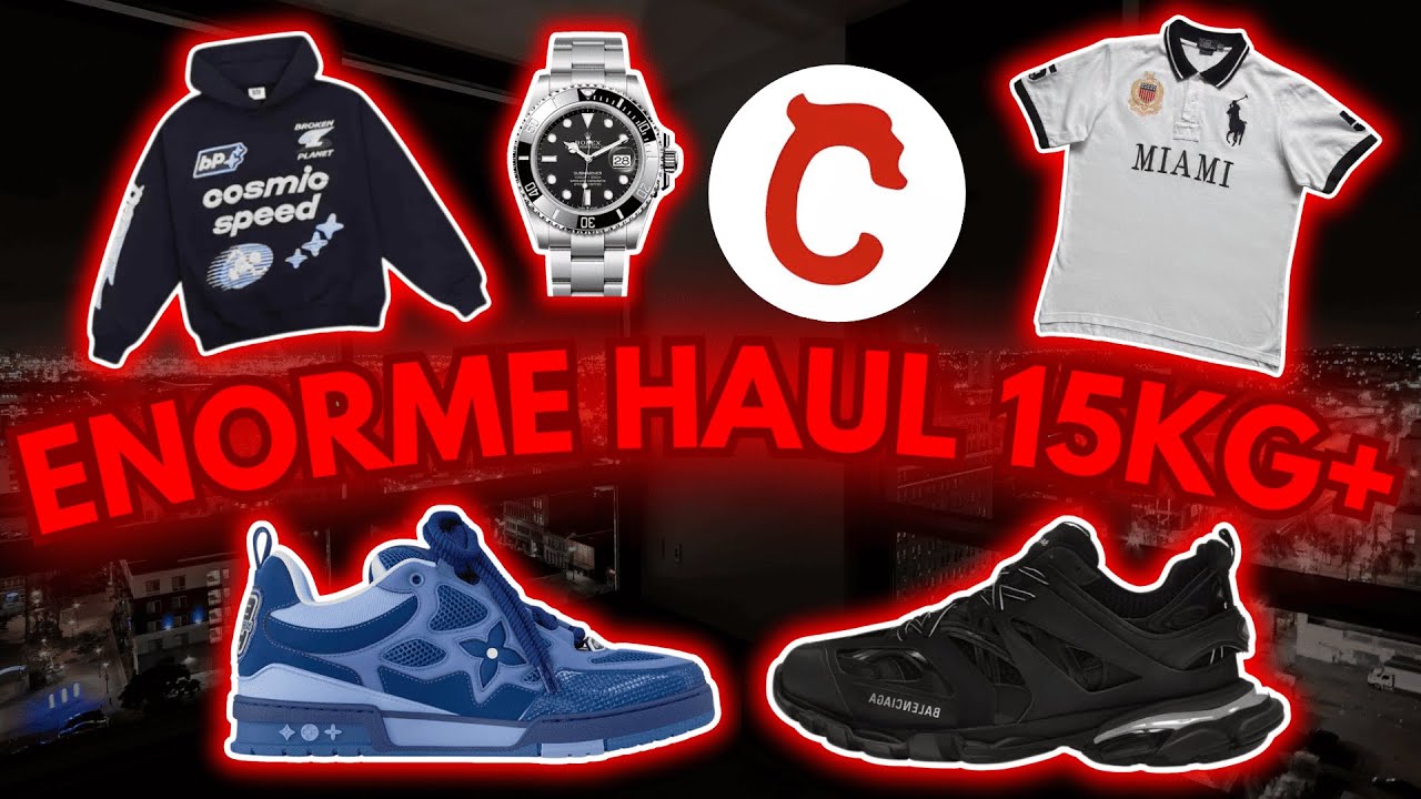 15KG HAUL DA CNFANS | ITA (balenciaga, lv, amiri, polo, broken planet)