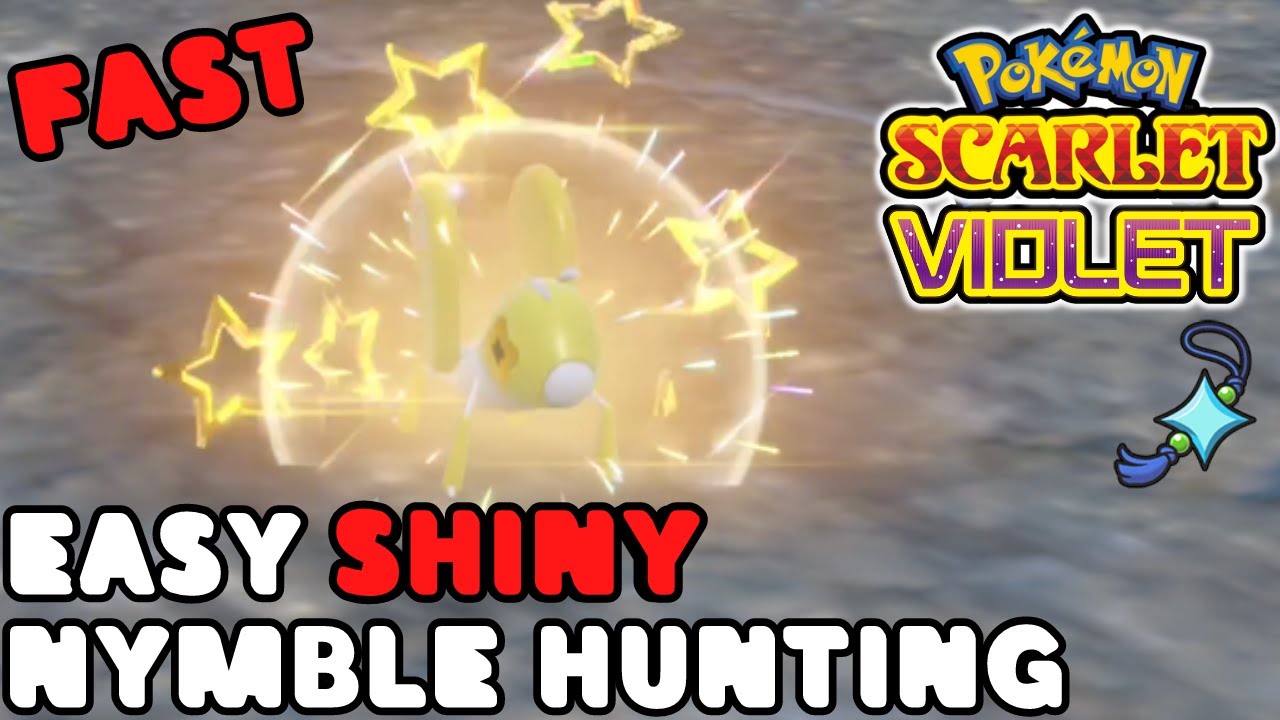 SHINY HUNT Exploit! EASY SHINY Nymble for Pokemon Scarlet and Violet