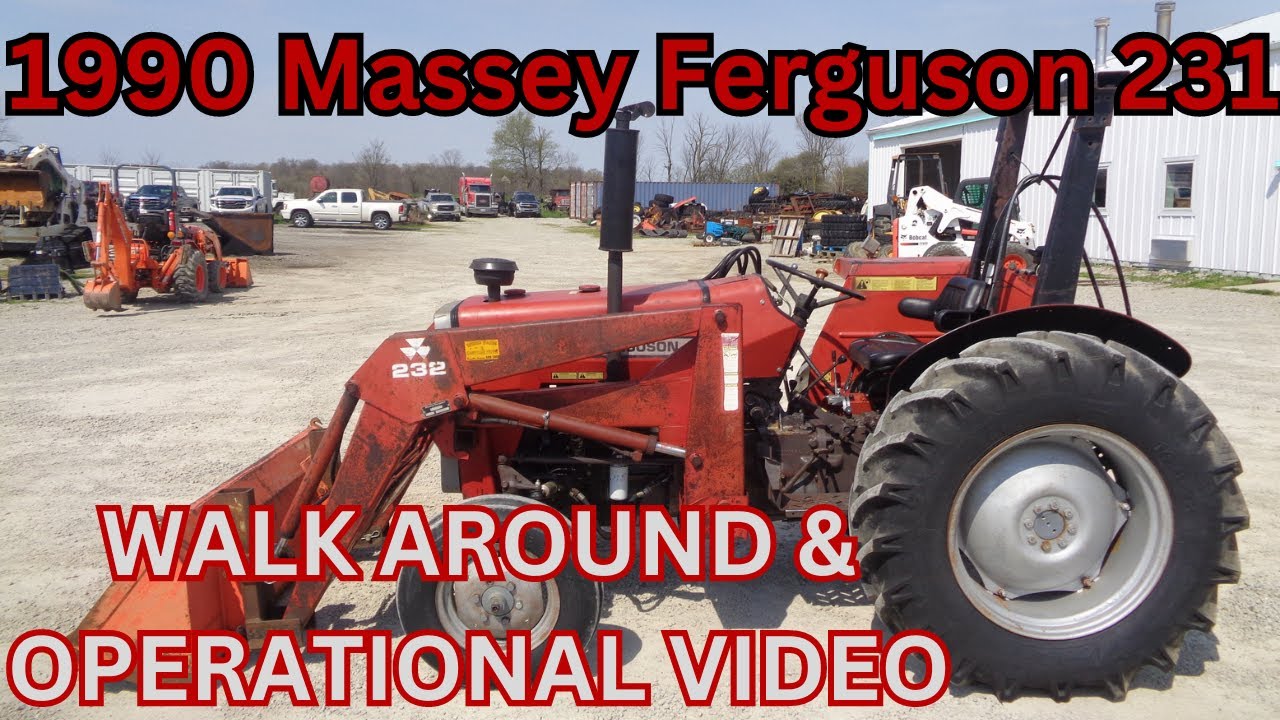 1990 Massey Ferguson 231 Tractor Walk Around & Operational Video     $7,900
