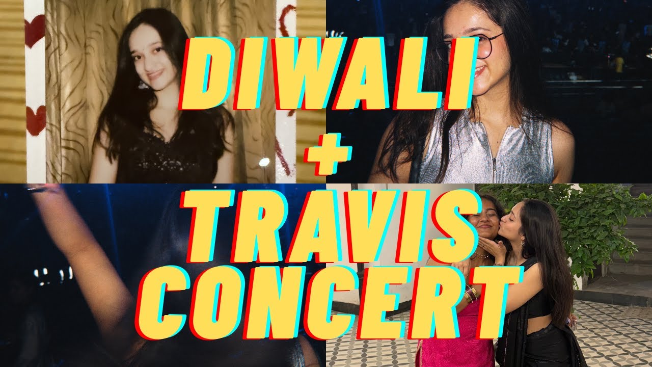 Diwali+Travis Concert Weekend | prep, pack, grwm, nightout, party, creator dilemma?!😱