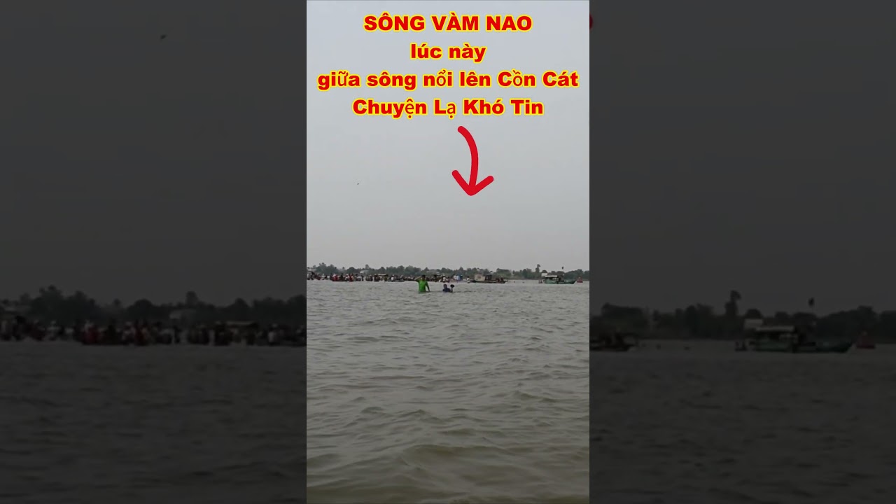 CHUYỆN LẠ S&Ocirc;NG V&Agrave;M NAO NỔI L&Ecirc;N CỒN C&Aacute;T kh&ocirc;ng thể tin được b&agrave; con hiếu kỳ đến tắm cồn c&aacute;t #shorts