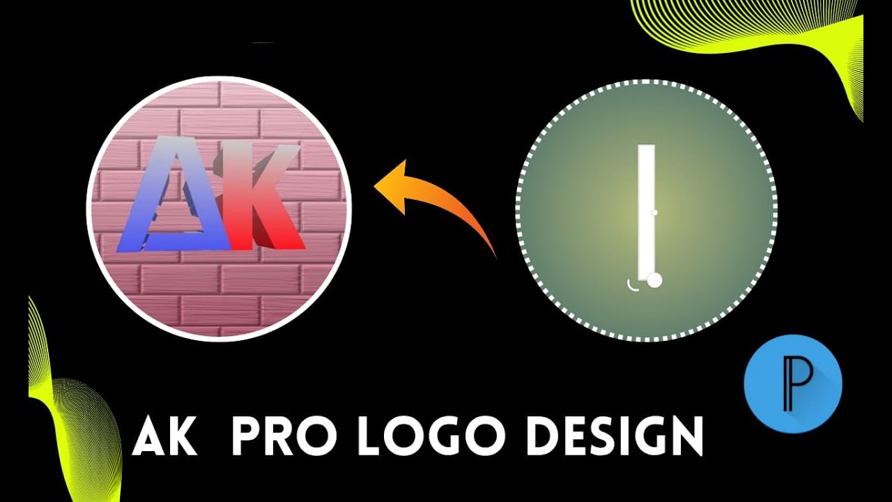 AK Professional Logo in Pixellab || AK Logo Design || 3D Logo || Tutorial || Pixellab  5 JULY 25