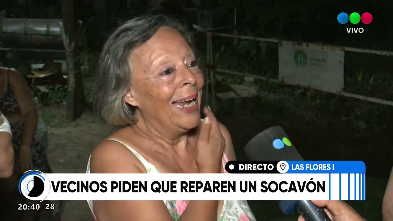 Las Flores: los vecinos reclaman por la presencia de un nuevo socavón