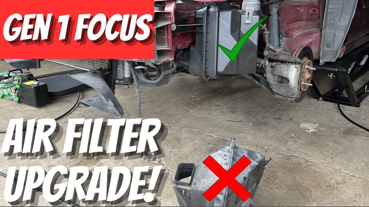 How to Replace 2005-2007 Ford Focus Lifetime Air Filter | Gen 1 Focus Air Filter Upgrade
