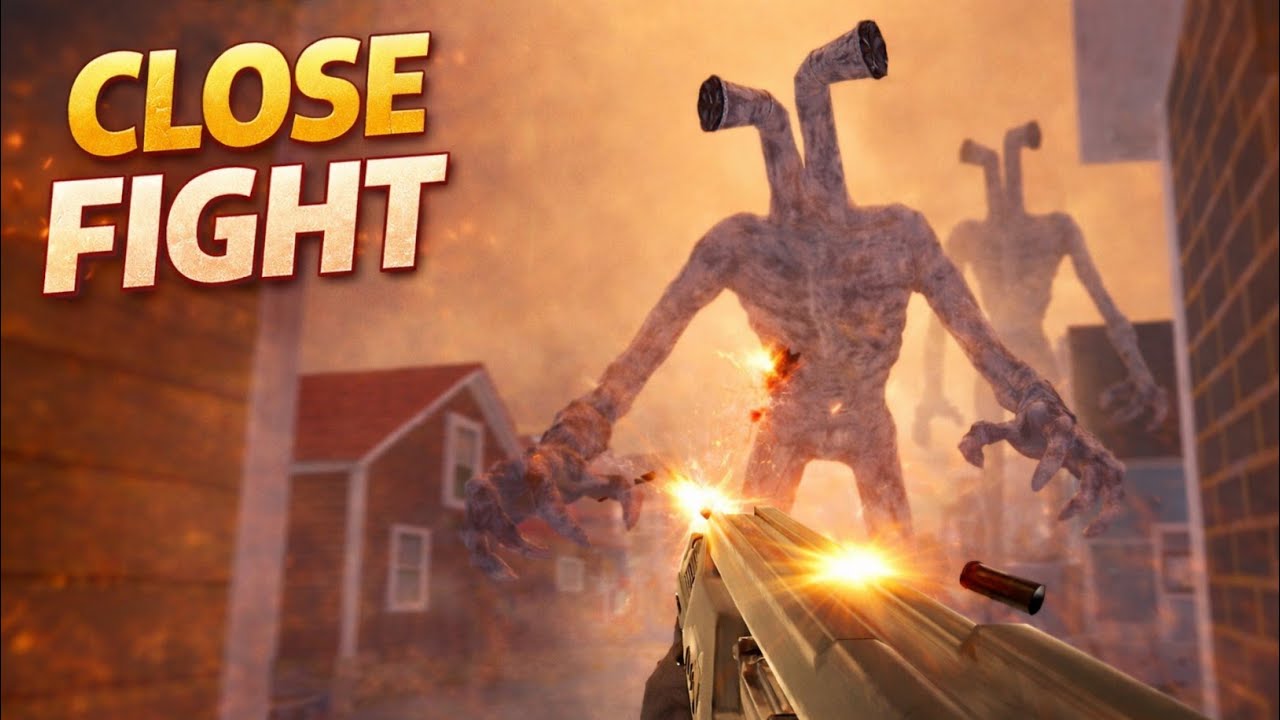 Pipe Head City Survival Gameplay | Pipe Head Horror Game | Close Fight