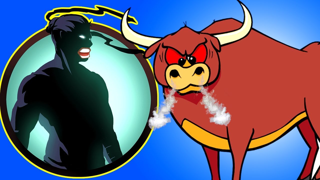 ТЕНЬ vs БЫК   видео про бои на ринге Shadow Fight 2 СПЕЦИАЛЬНОЕ ИЗДАНИЕ игра бой с тенью