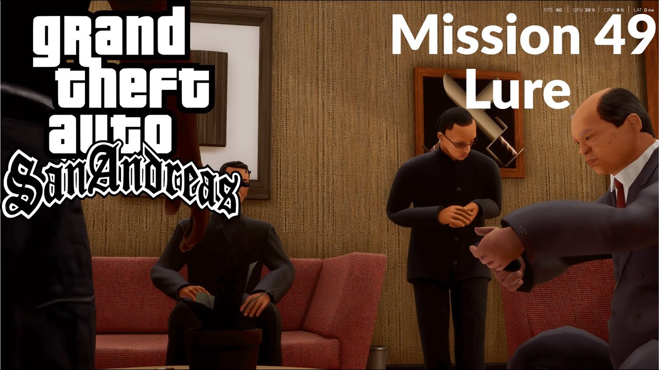 Grand Theft Auto San Andreas – The Definitive Edition Mission 49 Lure gameplay 2025