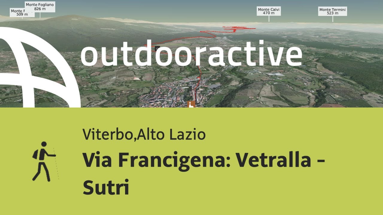 Pilgerweg in Viterbo,Alto Lazio: Via Francigena: Vetralla - Sutri