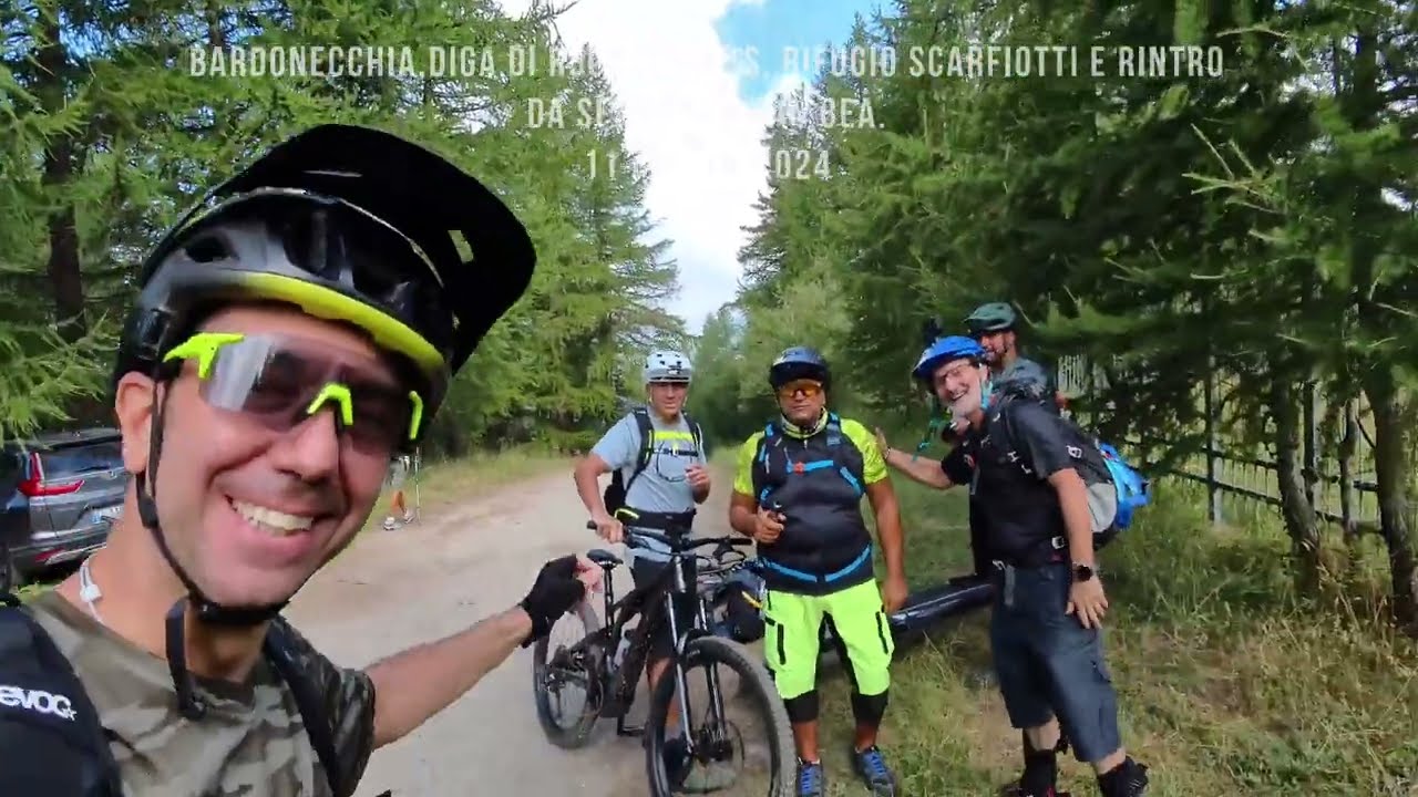 MTB - Bardonecchia (TO), Diga di Rochemolles, Rifugio Scarfiotti e rientro da sentiero Gran Bea